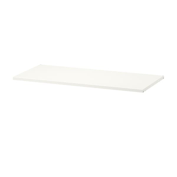 IKEA BOAXEL Полиця, метал білий, 80x40 см 10448735 фото