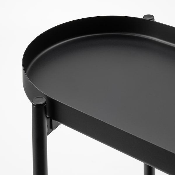 IKEA OLIVBLAD Підставка для горщика, внутрішнього/зовнішнього використання, чорна, 56 см 10486647 фото