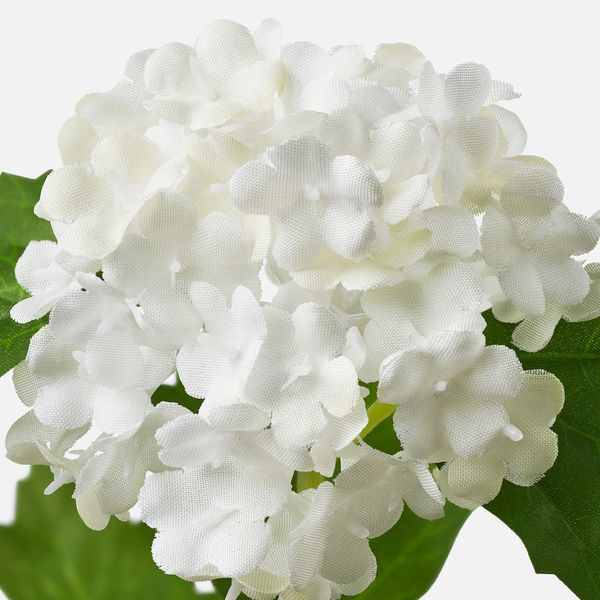 IKEA SMYCKA Штучна квітка, біла/пухнаста, 60 см 40409742 фото