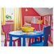 IKEA MAMMUT Дитяче стільчик, для внутрішнього/зовнішнього використання/синій 60365346 фото 2