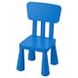 IKEA MAMMUT Дитяче стільчик, для внутрішнього/зовнішнього використання/синій 60365346 фото 7