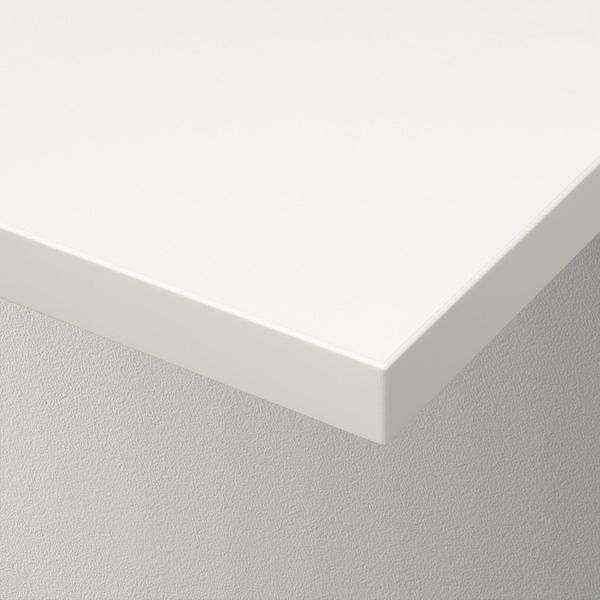 IKEA BERGSHULT / SANDSHULT Полиця настінна, білий/осика, 80x20 см 29326041 фото