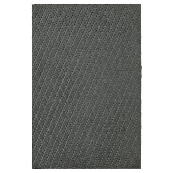 IKEA OSTERILD Внутрішній килимок для витирання, темно-сірий, 40x60 см 40511117 фото