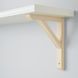 IKEA BERGSHULT / SANDSHULT Полиця настінна, білий/осика, 80x20 см 29326041 фото 4