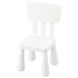 IKEA MAMMUT Дитяче стільчик, для внутрішнього/зовнішнього використання/білий 40365371 фото 1