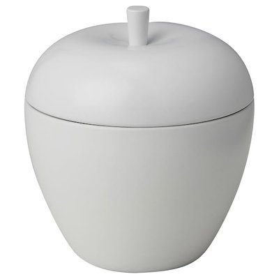IKEA ANSPRAKSLOS Свічка ароматична у скляному банку, мед, яблуко / Яблуко і груша білий, 9 см 90488204 фото