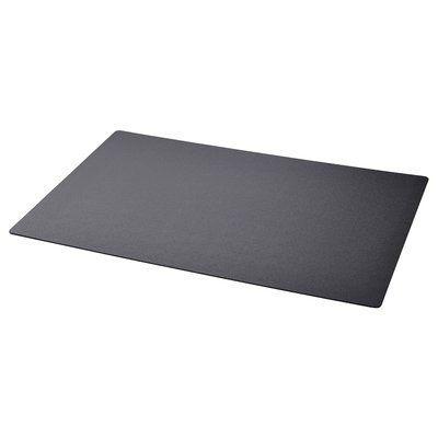 IKEA SKRUTT Підкладка на стіл, чорна, 65x45 см 60291746 фото