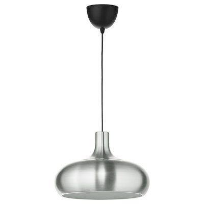 IKEA VAXJO Підвісний світильник, сріблястий, 38 см 10466456 фото