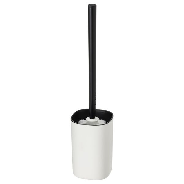 IKEA STORAVAN Щітка для туалету, білий/чорний 80423816 фото