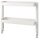 IKEA VATTENKAR Полиця на письмовий стіл, біла, 49x15 см 20541568 фото 1