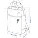 IKEA PIVRING Рюкзак, світло-сірий, 24x8x34 см/9 л 60484938 фото 8