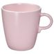 IKEA FARGKLAR Чашка, матова світло-рожева, 370 мл 80478192 фото 1