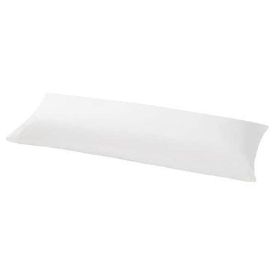 IKEA NONNEA Чохол на анатомічну подушку, білий, 40x140 см 40539630 фото