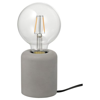 IKEA RASEGEL / LUNNOM Світильник настільний з лампочкою, прозора куля 39494449 фото