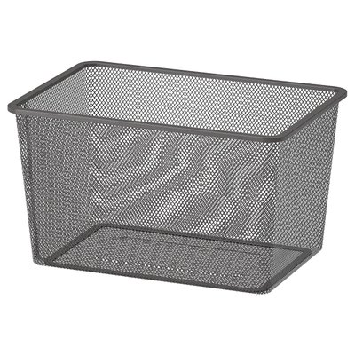 IKEA TROFAST Ящик з сітки, темно-сірий, 42x30x23 см 70518565 фото
