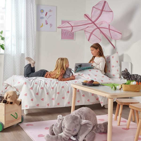 IKEA SNOFINK Бальдахін, метелик/рожевий 70548181 фото