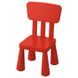 IKEA MAMMUT Дитячий стілець, для внутрішнього/зовнішнього використання/червоний 40365366 фото 1
