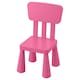 IKEA MAMMUT Дитячий стілець, для внутрішнього/зовнішнього використання/червоний 40365366 фото