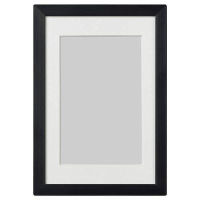 IKEA LOMVIKEN Рамка, чорна, 10x15 см 80518206 фото