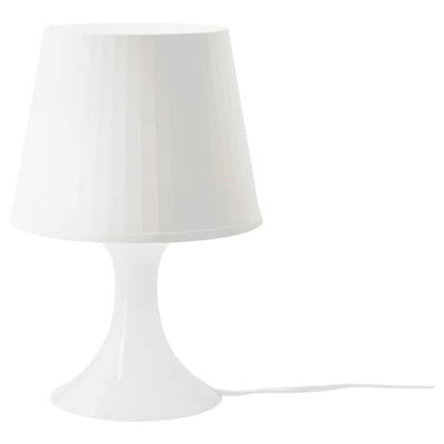 IKEA LAMPAN Сто́льна лампа, біла, 29 см 20046988 фото