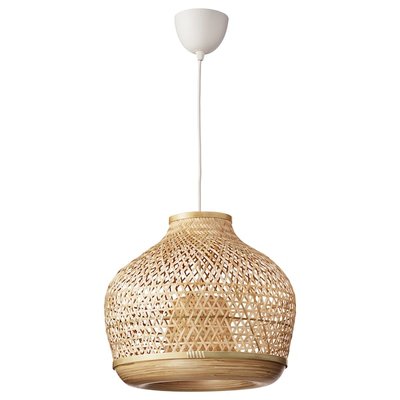 IKEA MISTERHULT Підвісна лампа, бамбук/ручної роботи, 45 см 90441018 фото