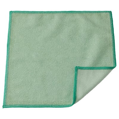 IKEA RINNIG Шматок тканини для посуду, зелений, 25x25 см 70476457 фото