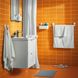 IKEA FINTSEN Килимок для ванної кімнати, сірий, 40x60 см 00509786 фото 5