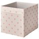 IKEA REGNBROMS Коробка, візерунок серце/рожевий, 33x38x33 см 70555355 фото 1