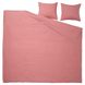 IKEA ANGSLILJA Покривка на ковдру та 2 наволочки, темно-рожевий, 200x200/50x60 см 50537621 фото 2