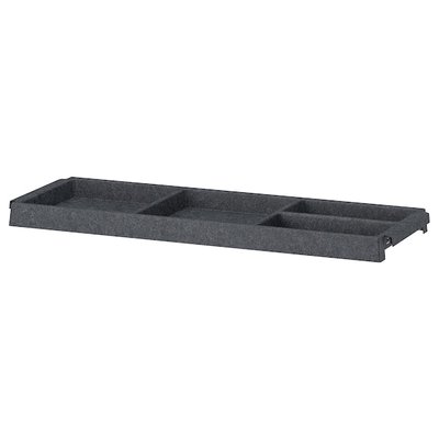IKEA IVAR Полиця, темно-сірий/фетр, 83x30 см 30534572 фото