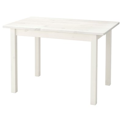 IKEA SUNDVIK Дитячий столик, білий, 76x50 см 10201673 фото