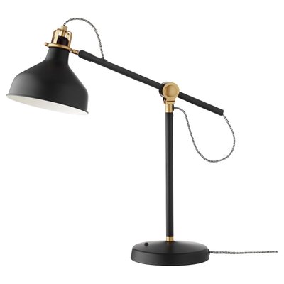IKEA RANARP Лампа настільна, чорний 50331385 фото