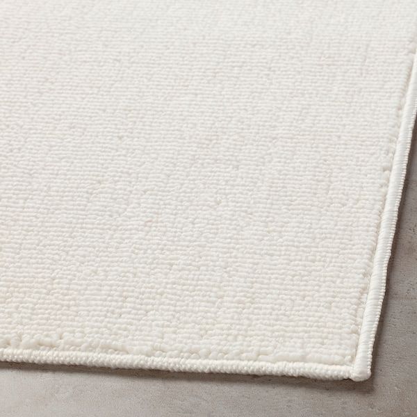 IKEA FINTSEN Білий килимок для ванної кімнати, 40x60 см 90443705 фото