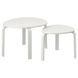 IKEA SVALSTA Столики, 2 шт., білий бейц 70280686 фото 1