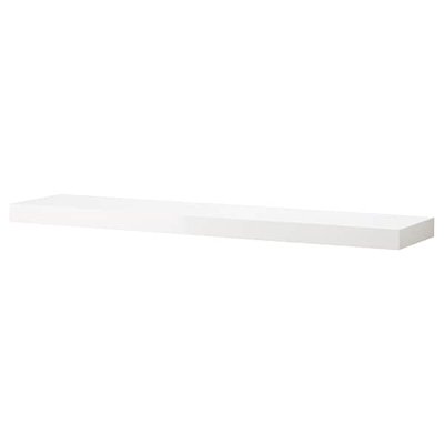IKEA LACK Поличка настінна, білий/глянцевий, 110x26 см 20309654 фото