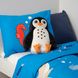 IKEA BLAVINGAD Подушка у формі пінгвіна чорно-білого, 40x32 см 20528369 фото 2