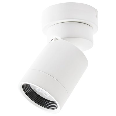 IKEA NYMANE Світлодіодний світильник для стелі, білий 00424787 фото