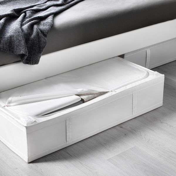 IKEA SKUBB Контейнер для одягу/постілі, білий, 93x55x19 см 70290360 фото