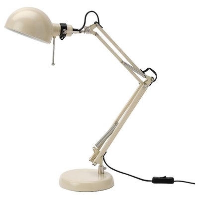 IKEA FORSA Настільна лампа, бежева 30513640 фото