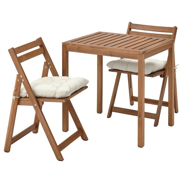 IKEA KUDDARNA Подушка на стілець, садова, бежевий, 36x32 см 20411067 фото
