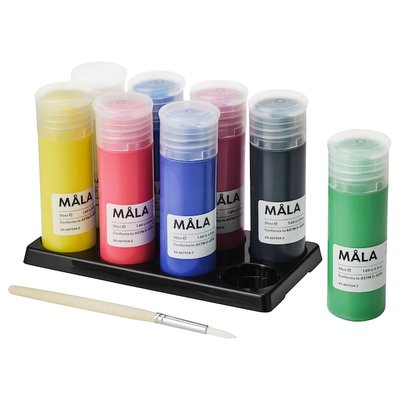 IKEA MALA Фарба, різні кольори, 400 мл 10456589 фото