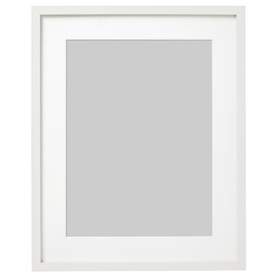 IKEA RIBBA Рамка, біла, 40x50 см 20378459 фото