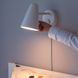 IKEA FUBBLA Настінний світлодіодний світильник, білий, 003.815.99 00381599 фото 4