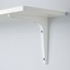 IKEA BURHULT / SIBBHULT Полиця настінна, білий/біла, 59x20 см 89325963 фото 4