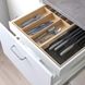 IKEA UPPDATERA Поднос для столових приладів/з перегородками для ножів, світлий бамбук, 52x50 см 59501199 фото 2