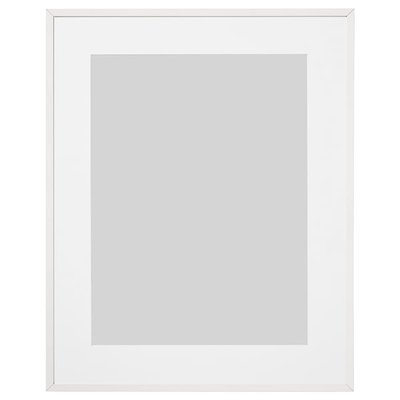 IKEA LOMVIKEN Рамка, білий, 40x50 см 30419464 фото
