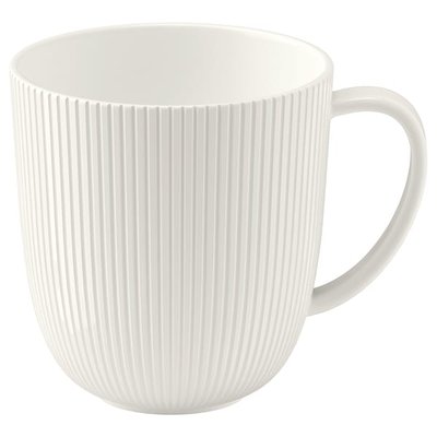 IKEA OFANTLIGT Чашка, біла, 310 мл 00319022 фото