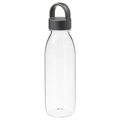 IKEA 365+ Пляшка для води, темно-сіра, 0.5 л 20480013 фото