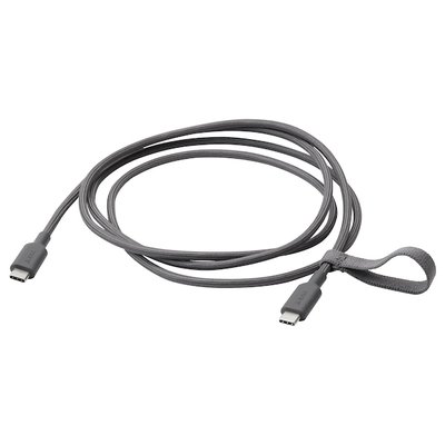 IKEA LILLHULT USB-C USB-C, темно-сірий, 1.5 м 50527603 фото