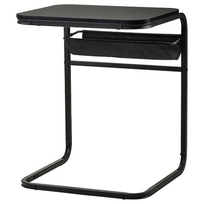IKEA OLSEROD Столик, антрацитовий/темно-сірий, 53x50 см 40530917 фото